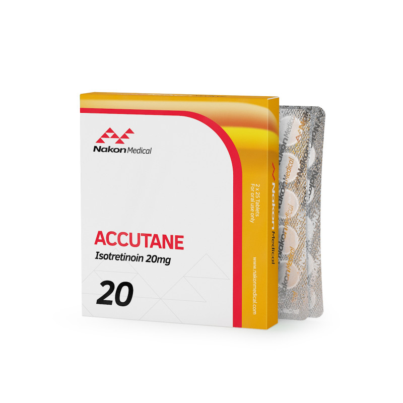 Accutane 20mg 50 Tablets Nakon Medical INT