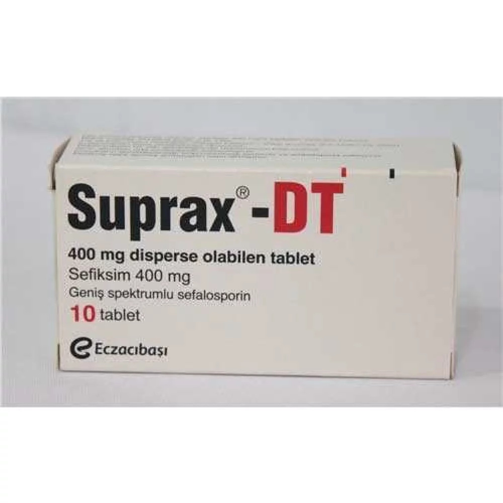 Suprax 400 Mg 10 Tablets Eczacıbaşı