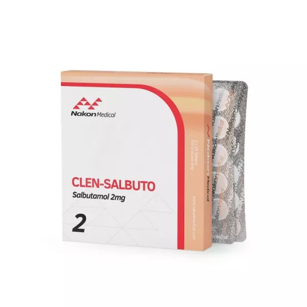 Clen-Salbuto 2 Mg 50 Tabs Nakon Medical USA